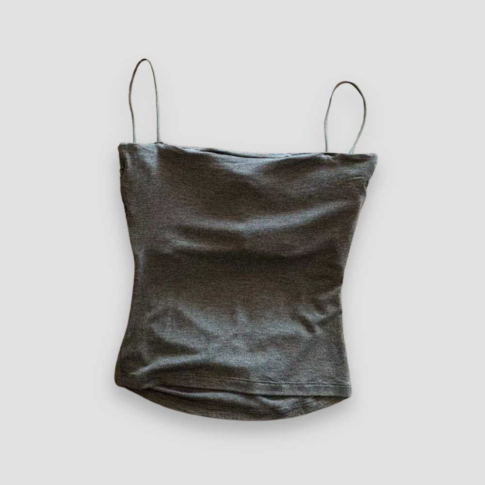 Badhie | Women’s Micro Ruched Strap Padded Top