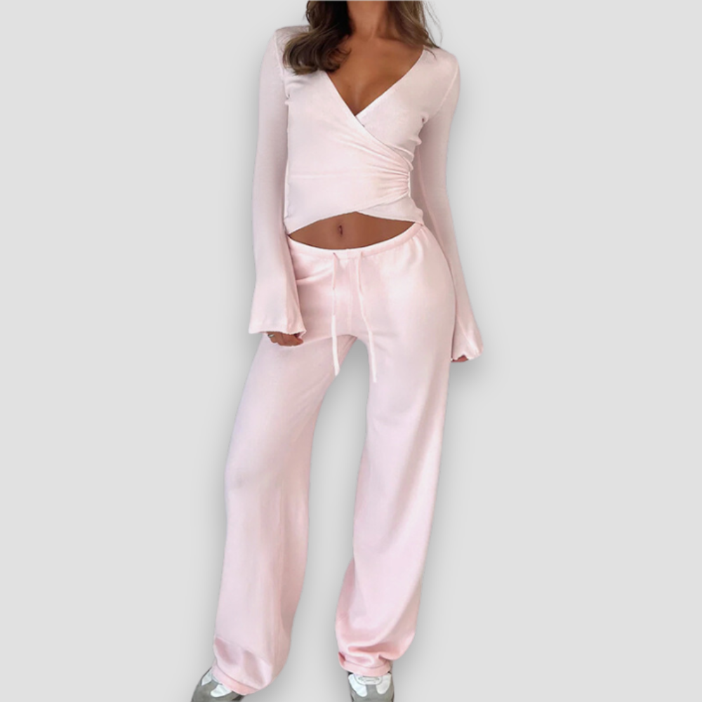 Badhie | Women's Long Sleeve Top Two-Piece Set