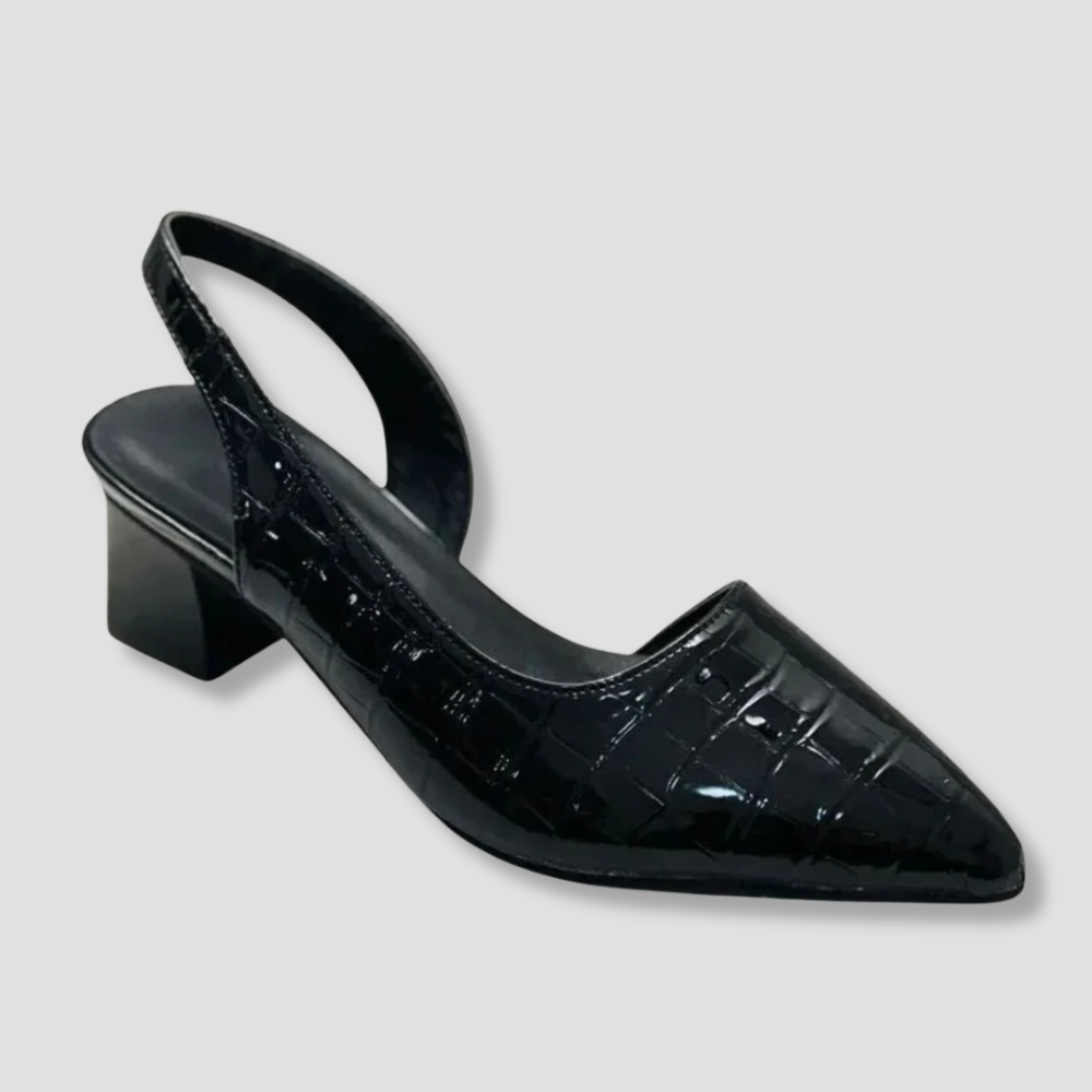 Badhie | Women’s Crocodile Pumps Slingback Heels