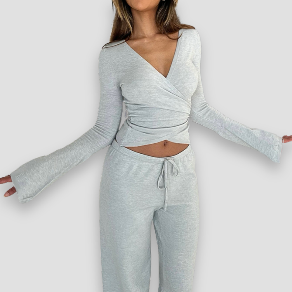 Badhie | Women's Long Sleeve Top Two-Piece Set