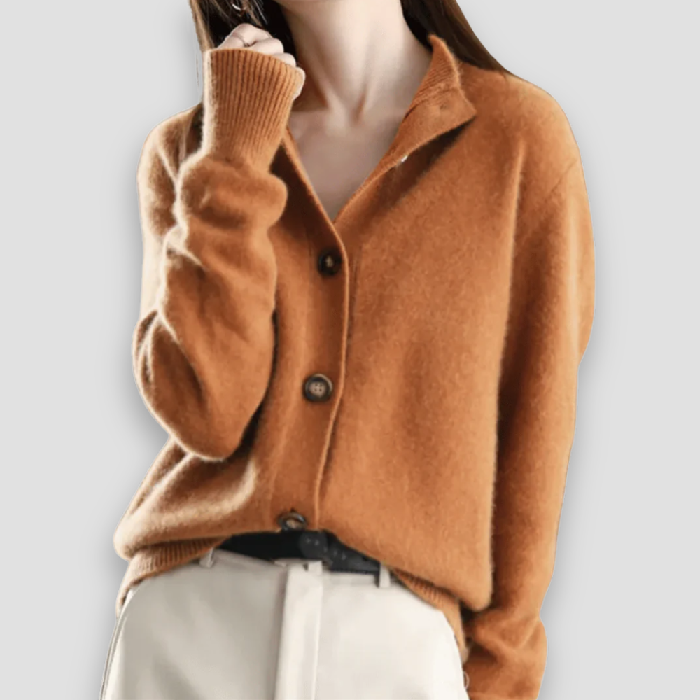 Badhie | Women’s Luxe Soft Knit Button-Up Sweater