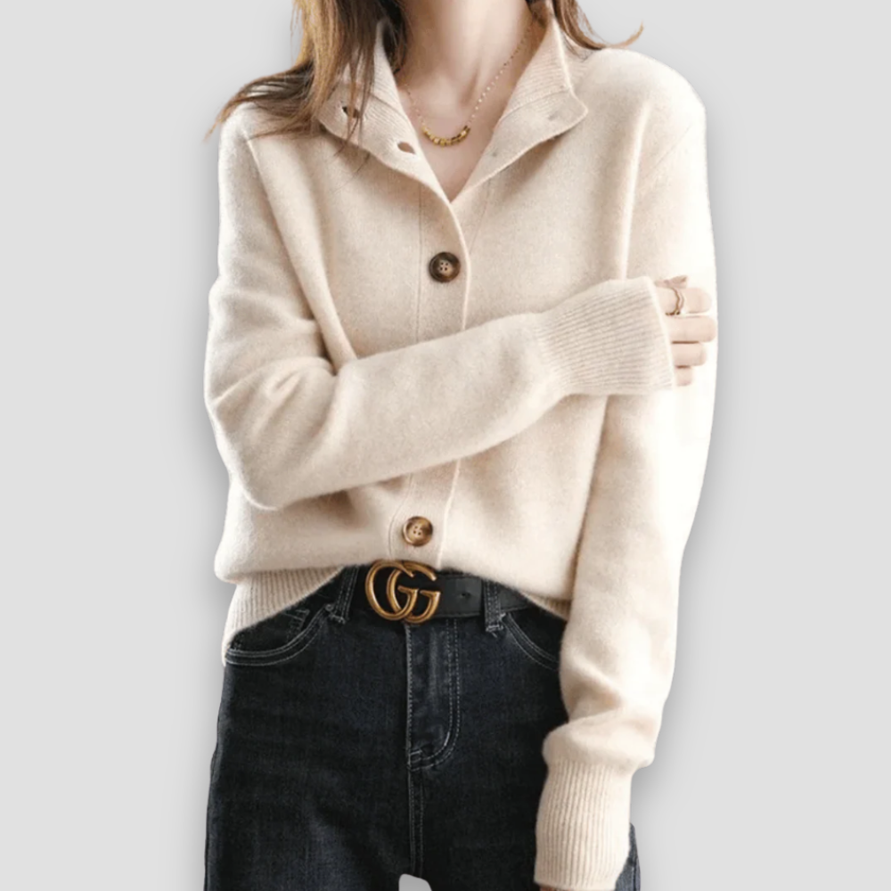 Badhie | Women’s Luxe Soft Knit Button-Up Sweater