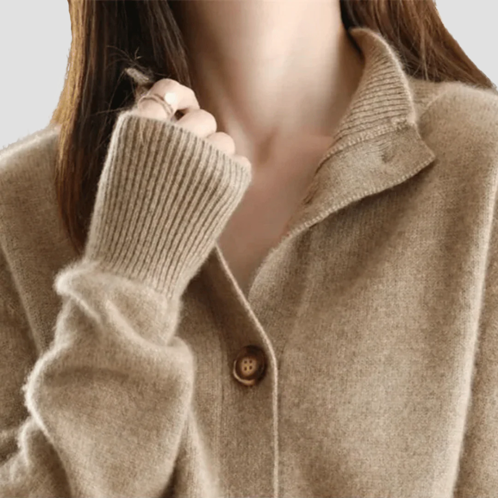 Badhie | Women’s Luxe Soft Knit Button-Up Sweater