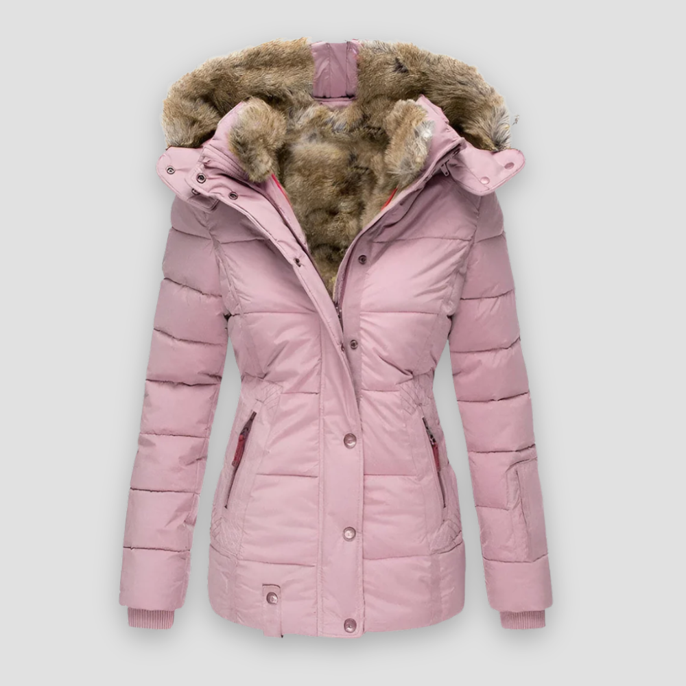 Badhie | Women’s Luxe Winter Fur-Lined Puffer Jacket