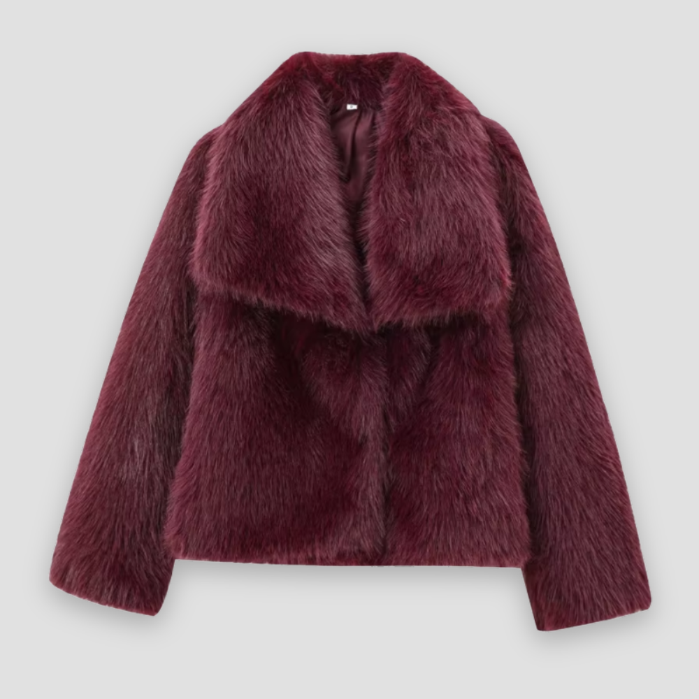 Badhie | Women’s Luxe Winter Faux Fur Short Coat
