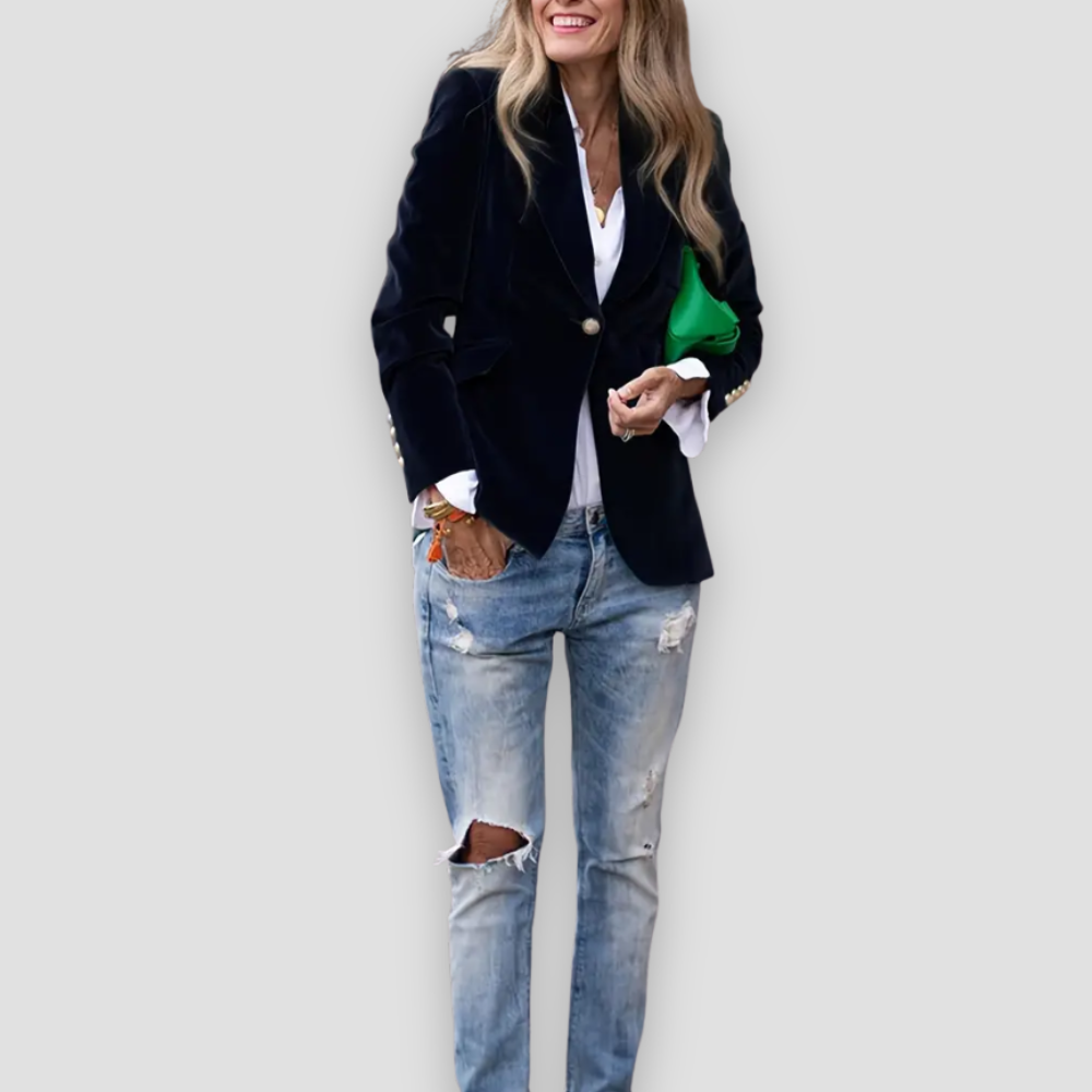 Badhie | Women’s Velvet Tailored Blazer