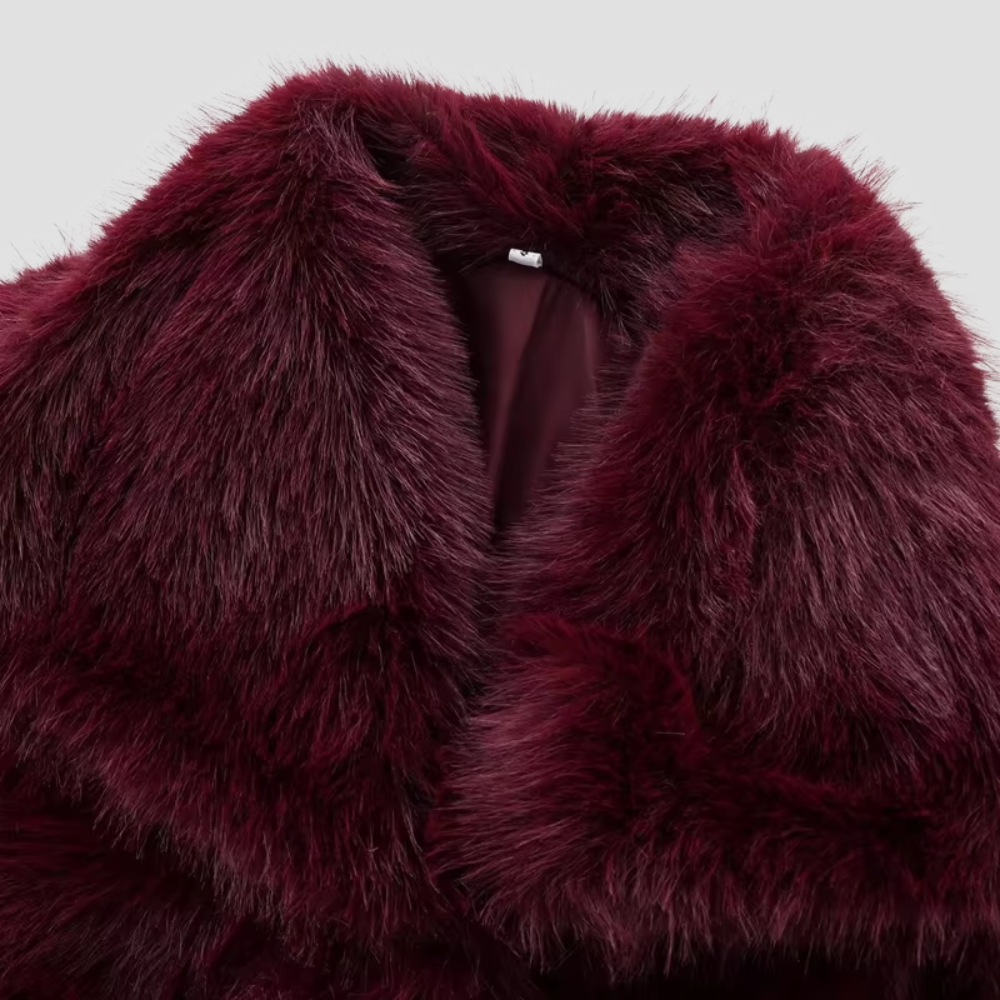 Badhie | Women’s Luxe Winter Faux Fur Short Coat