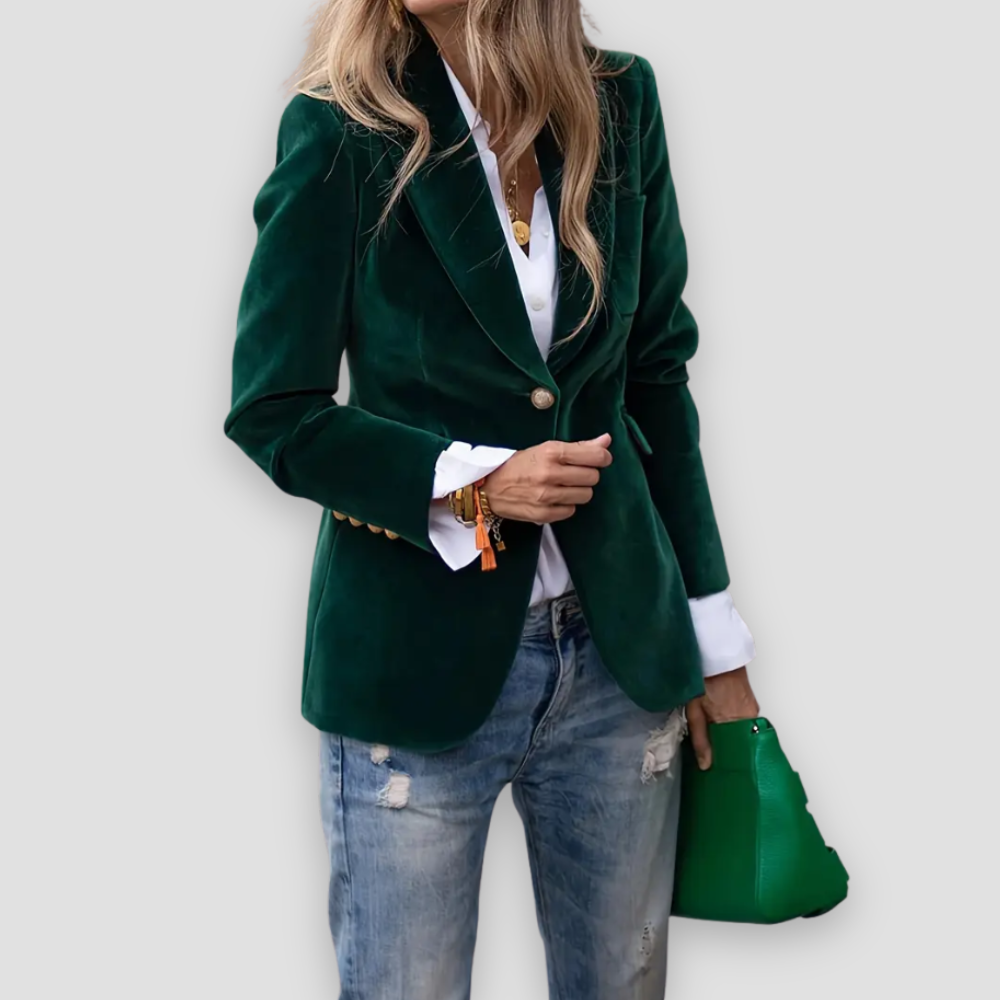 Badhie | Women’s Velvet Tailored Blazer