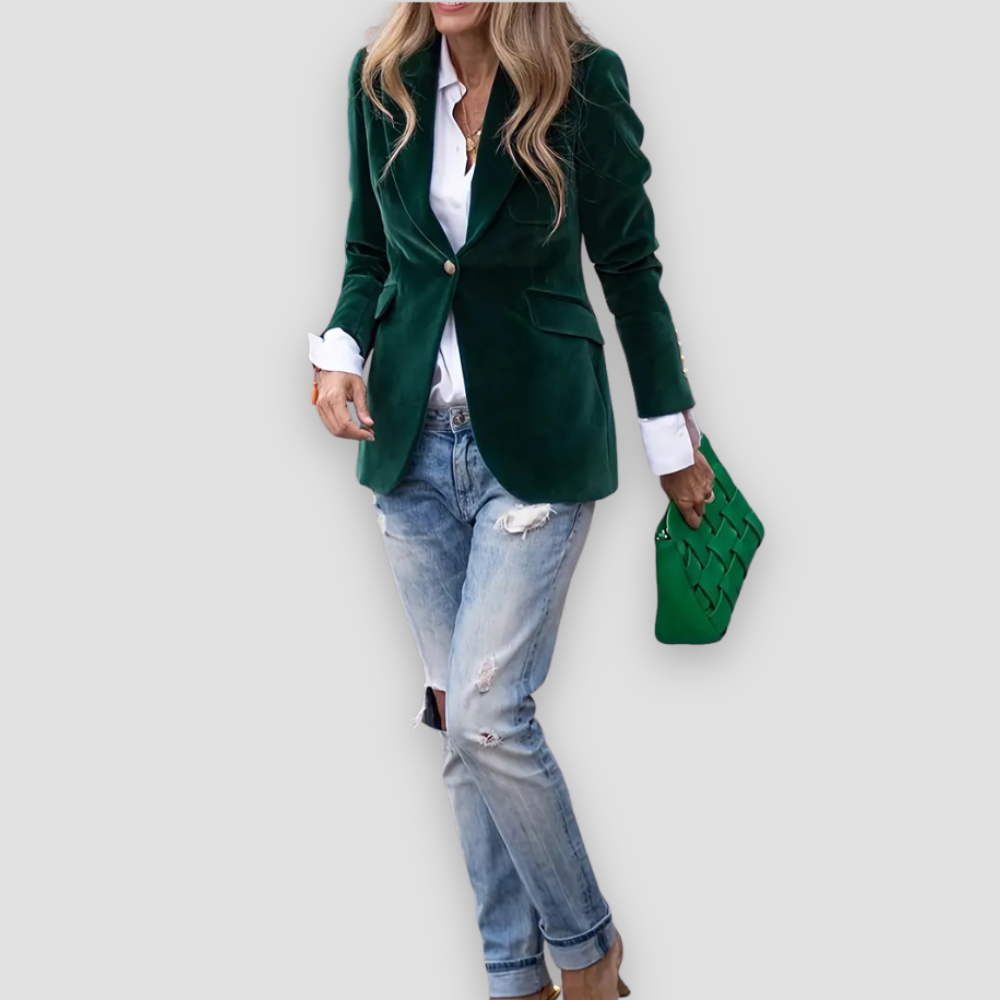 Badhie | Women’s Velvet Tailored Blazer