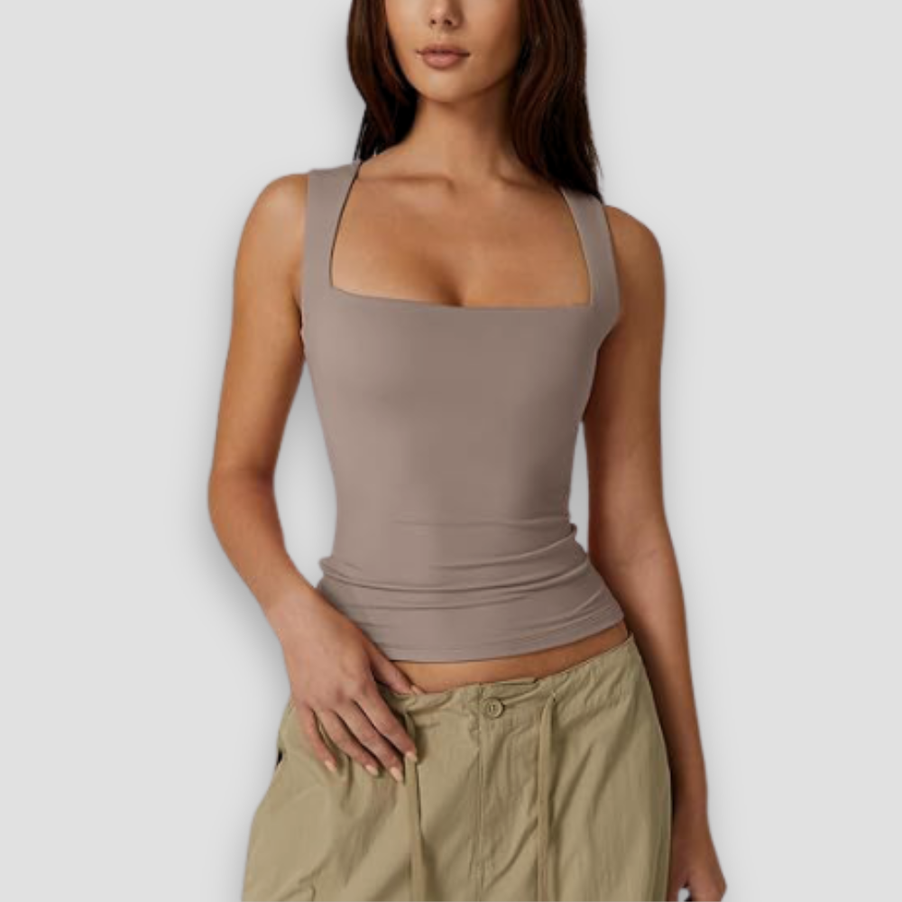 Badhie | Women’s Sleek Square-Neck Tank Top