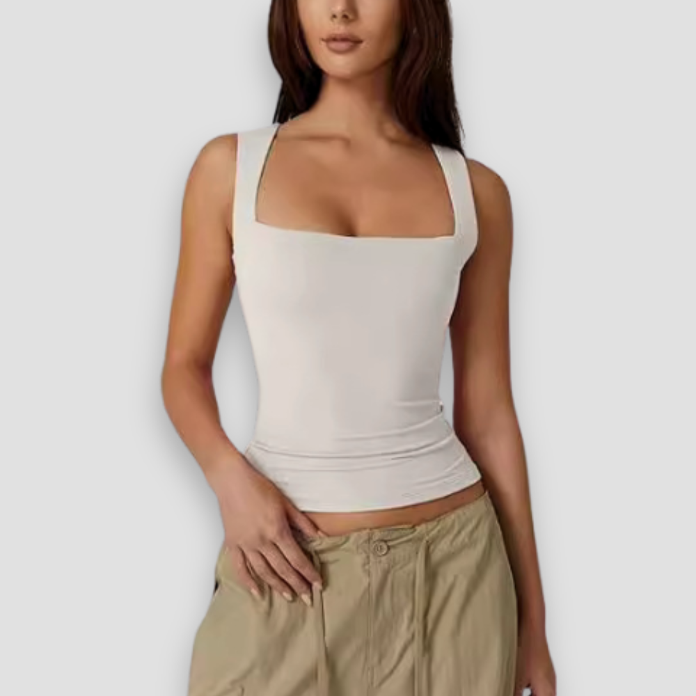 Badhie | Women’s Sleek Square-Neck Tank Top