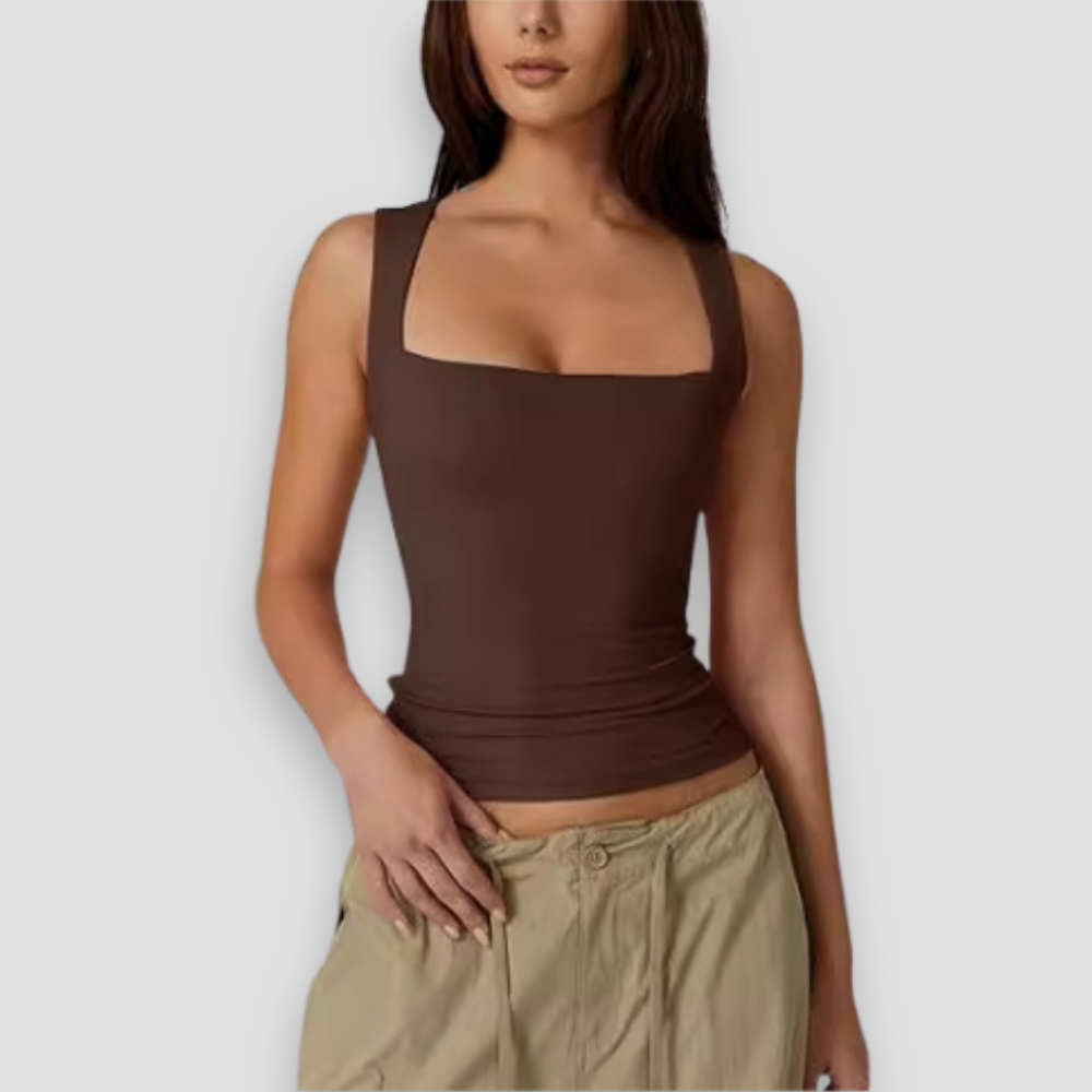 Badhie | Women’s Sleek Square-Neck Tank Top