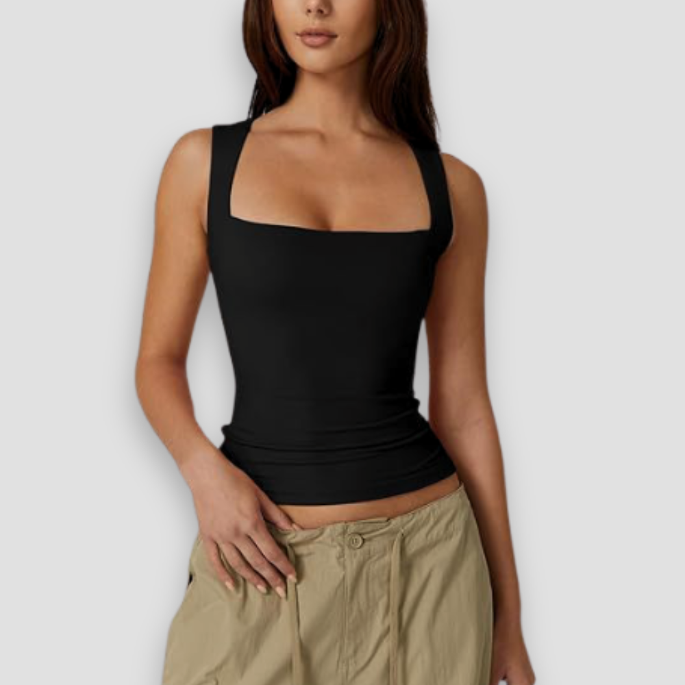 Badhie | Women’s Sleek Square-Neck Tank Top