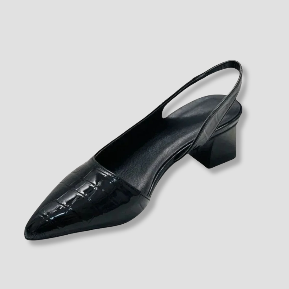 Badhie | Women’s Crocodile Pumps Slingback Heels