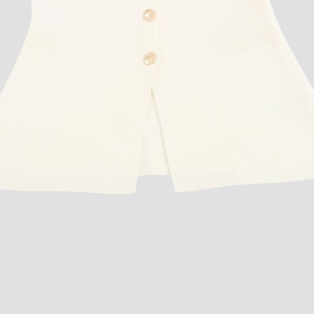 Badhie | Women’s Sleeveless Button-Down Knit Top