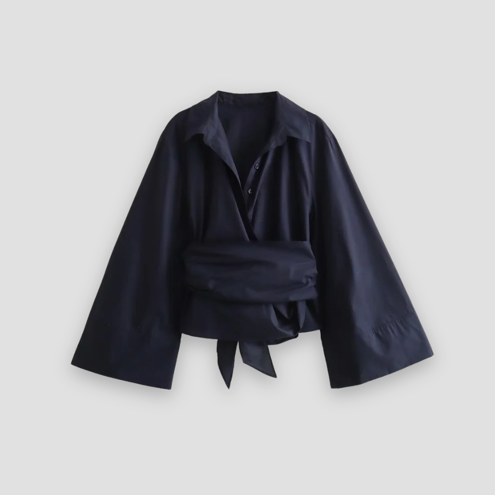 Badhie | Women’s Wide Sleeve Wrap Blouse
