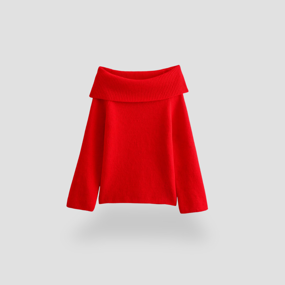 Badhie | Women's Off-Shoulder Knit Sweater