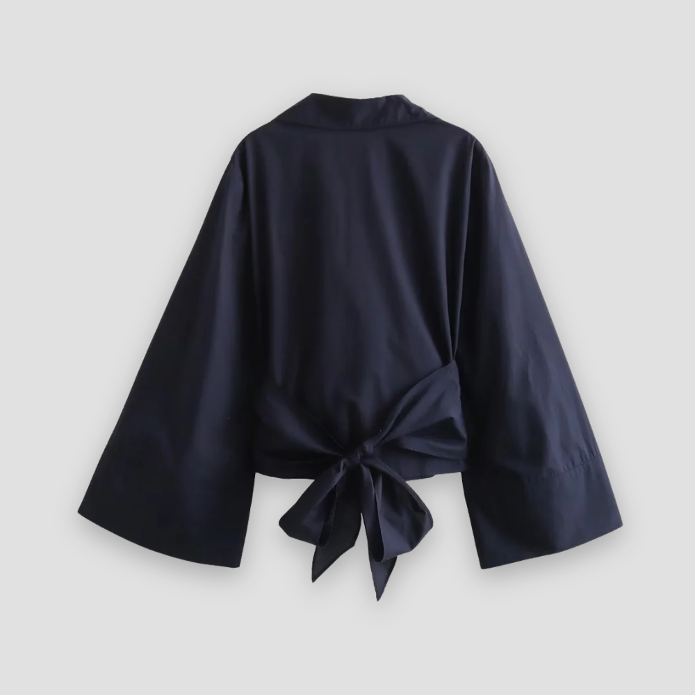 Badhie | Women’s Wide Sleeve Wrap Blouse