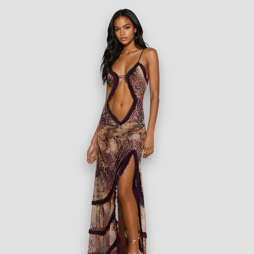 Badhie | Women's Maxi Elegant Sleeveless Summer Dress