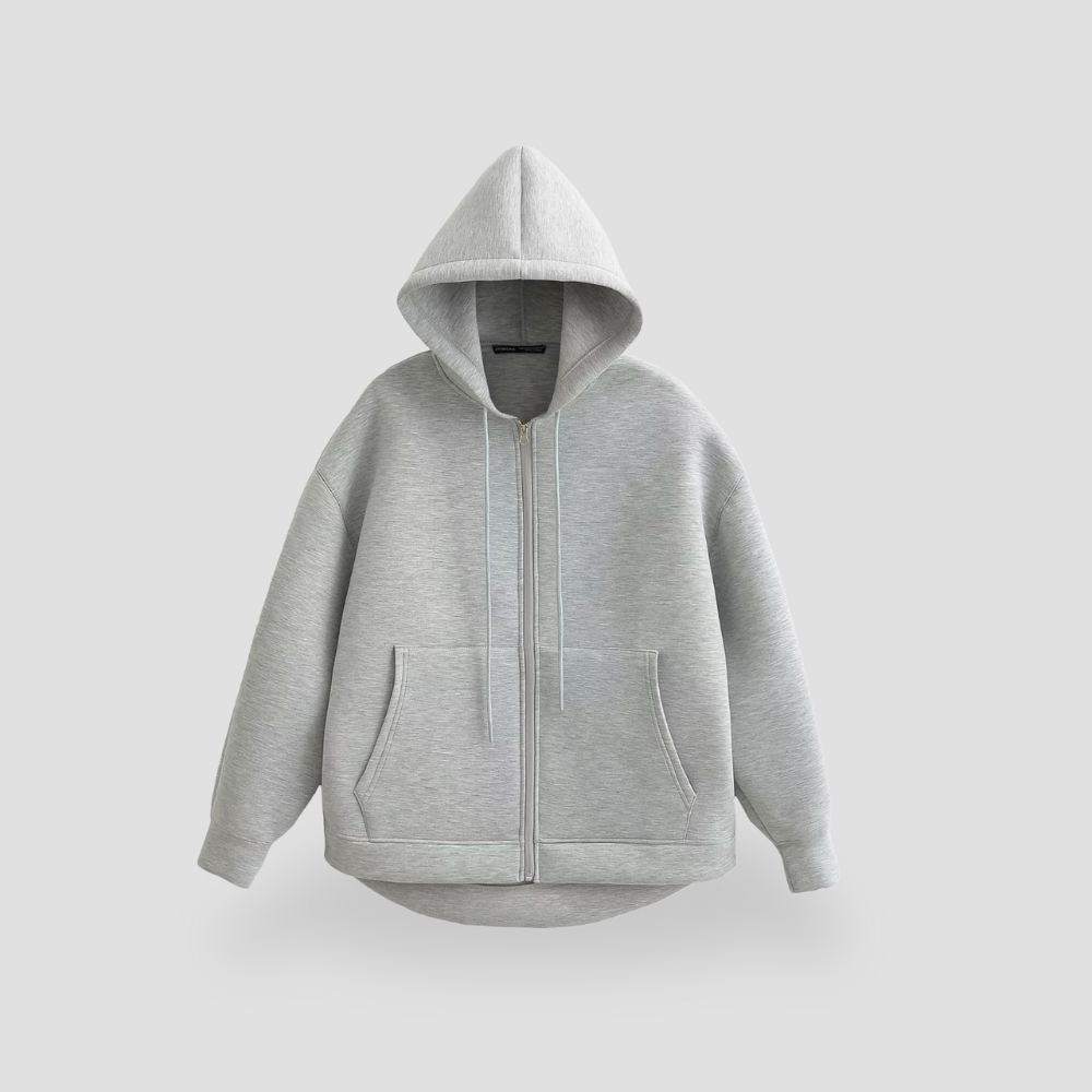 Badhie | Women’s Oversized Core Zip Hoodie