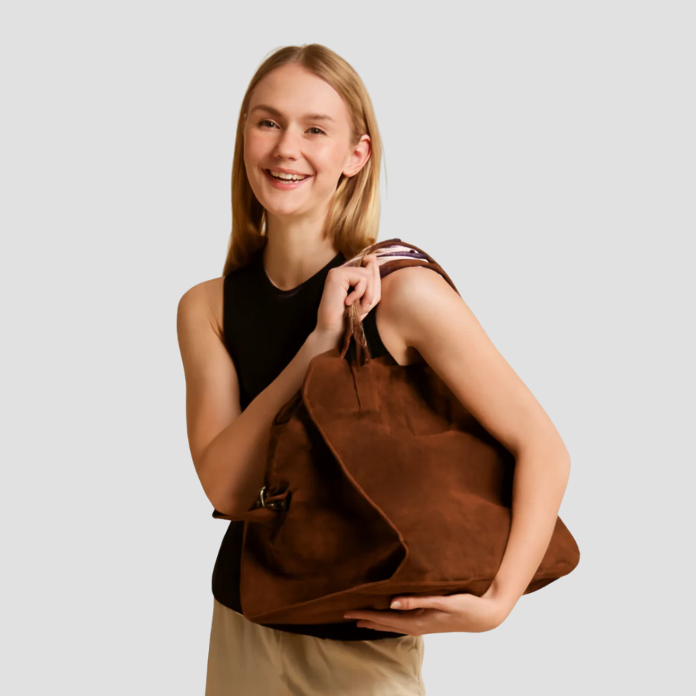 Badhie | Women’s Oversized Suede Tote Bag