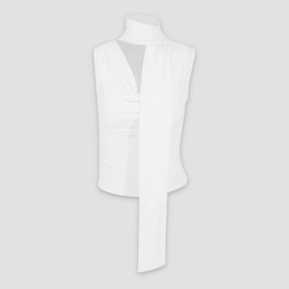 Badhie | Women's Sleeveless Scarf Wrap Halter Top