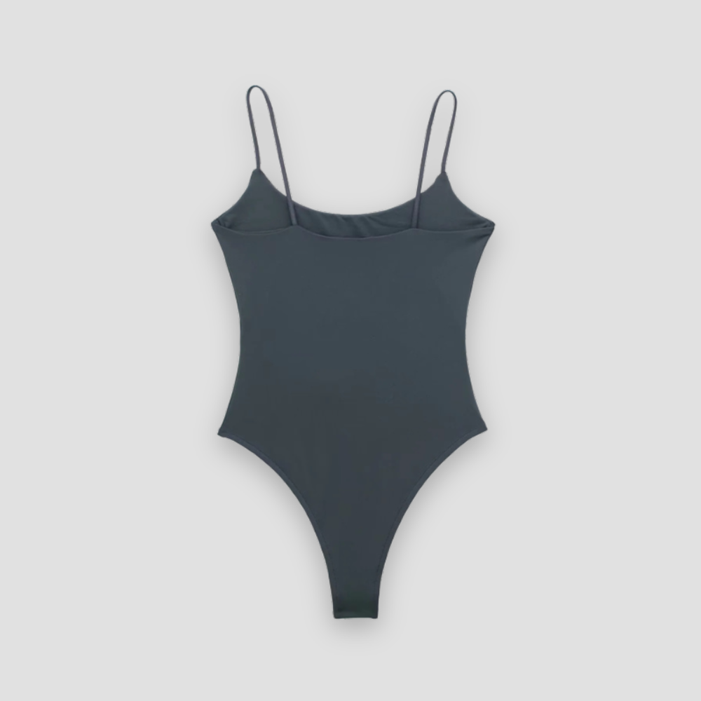 Badhie | Women’s Spaghetti Strap Scoop Neck Bodysuit