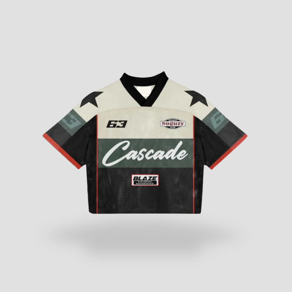 Badhie | Women’s Graphic Mesh Jersey Top